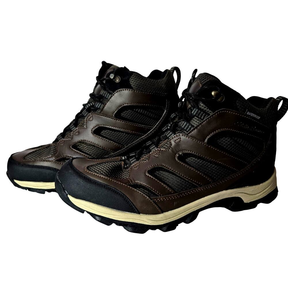 Eddie Bauer Men's Size 12 Graham Hiking Boots Leather Waterproof Brown - Picture 6 of 6